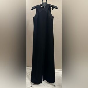 Lafayette 148 New York Black Wide Leg Jumpsuit